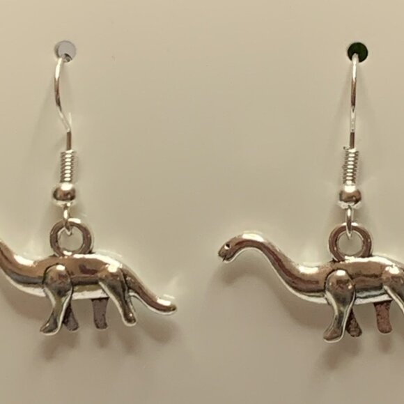 Dinosaur Earring, Dinosaur Lover, Dinosaur Jewelry, Gift Idea, - Picture 9 of 9